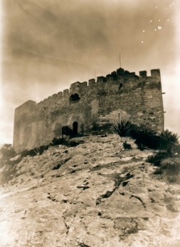 Castillo de Petrer - Castillo de Petrer. Foto antigua