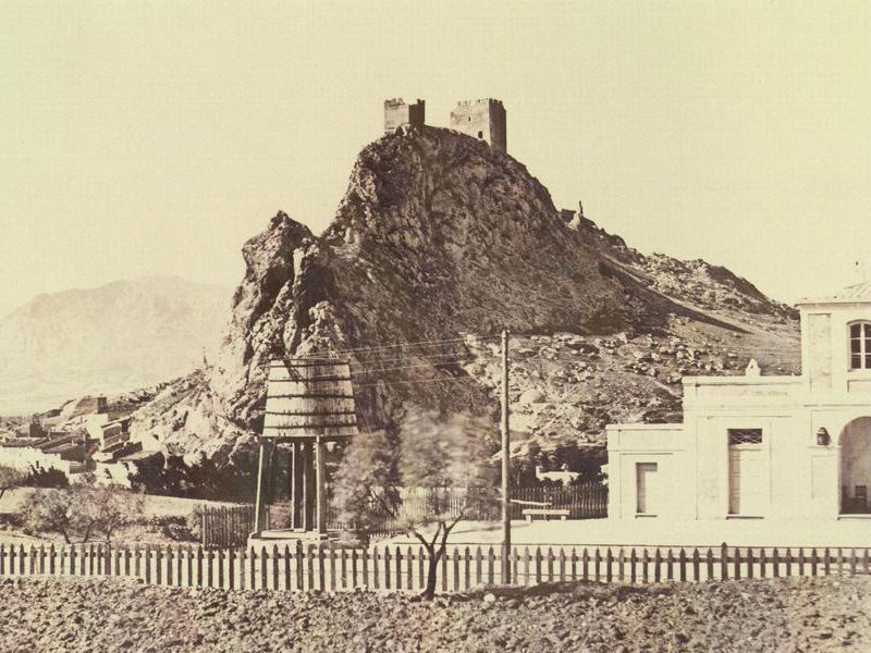 Castillo de Sax - Castillo de Sax. 1858