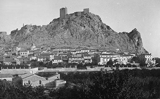 Castillo de Sax - Castillo de Sax. 1920