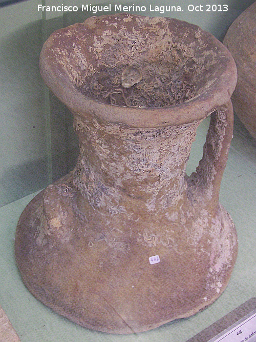 Historia del Puerto de Santa Mara - Historia del Puerto de Santa Mara. Fragmento de nfora. Museo San Antonio de Padua - Martos