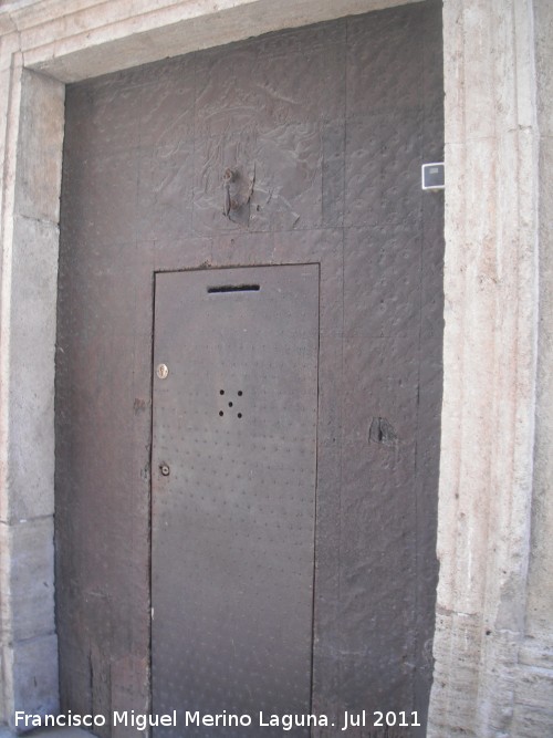 Catedral de Valencia - Catedral de Valencia. Puerta a la izquierda de la Puerta del Palu