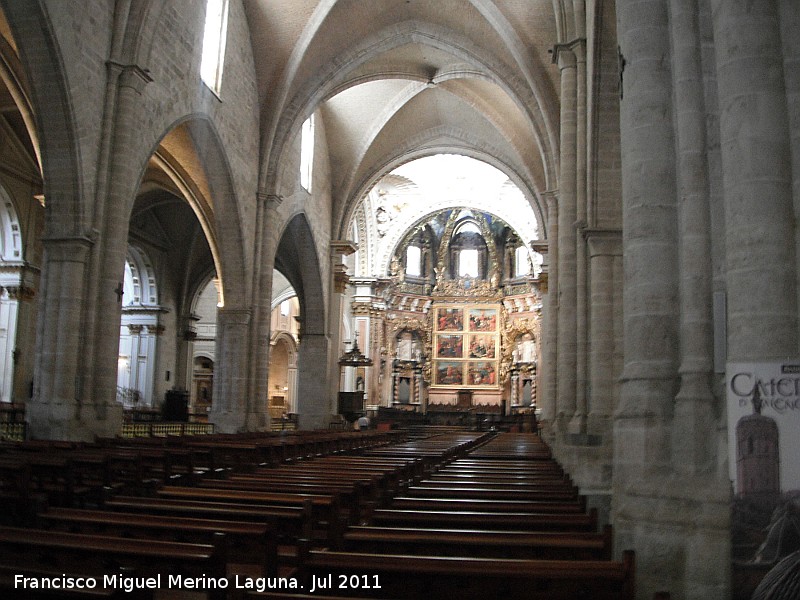 Catedral de Valencia - Catedral de Valencia. Nave central