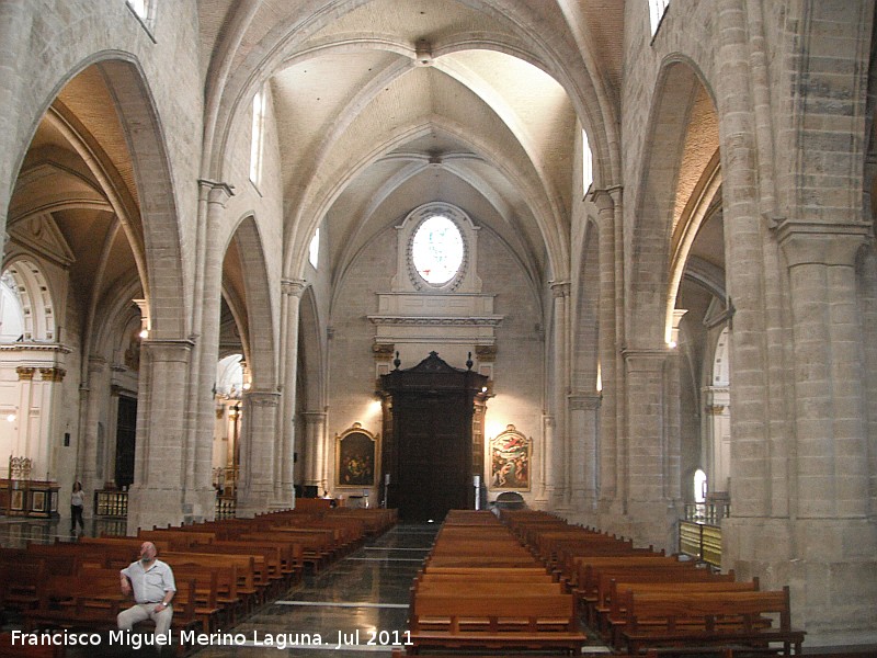 Catedral de Valencia - Catedral de Valencia. Nave central