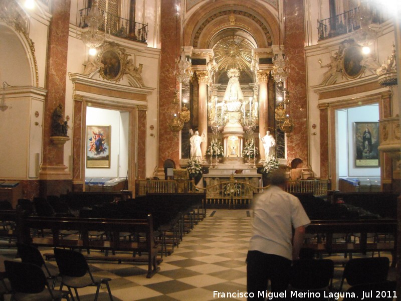 Baslica de los Desamparados - Baslica de los Desamparados. Interior