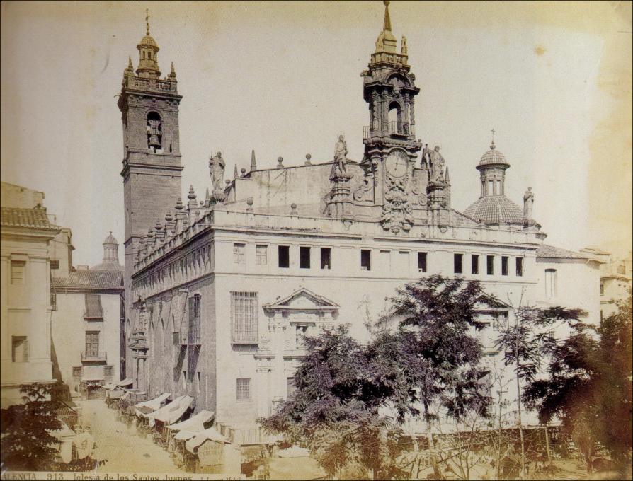 Iglesia de los Santos Juanes - Iglesia de los Santos Juanes. Foto antigua