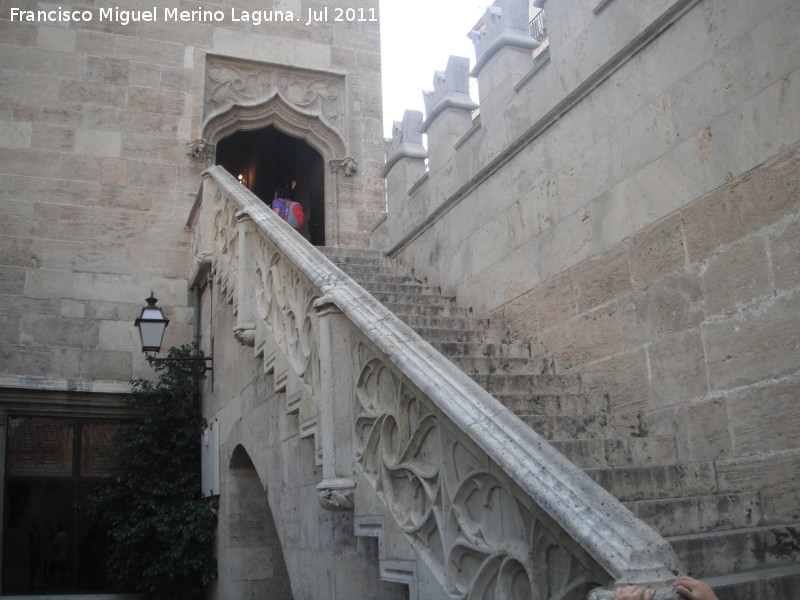 Lonja de la Seda - Lonja de la Seda. Escaleras