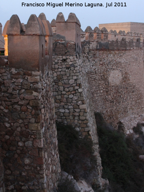 Alcazaba de Almera - Alcazaba de Almera. Murallas