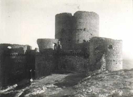 Castillo de Moya - Castillo de Moya. Foto antigua