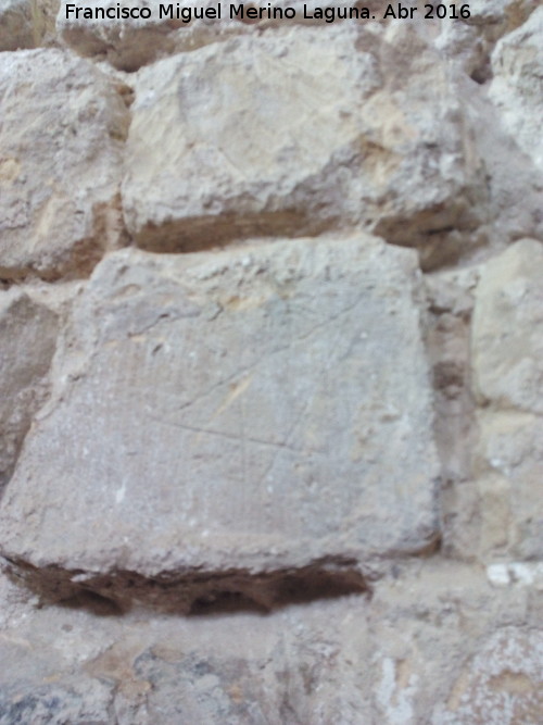 Marcas de cantero - Marcas de cantero. Iglesia de San Lorenzo - beda