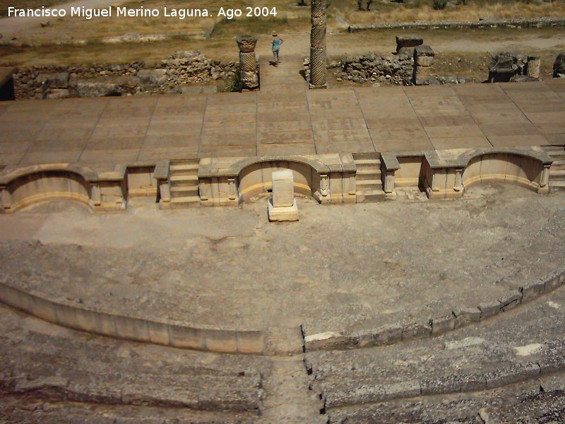 Segbriga. Teatro - Segbriga. Teatro. Platea