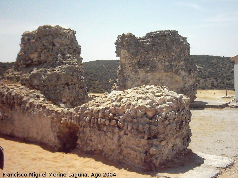 Segbriga. Termas Monumentales - Segbriga. Termas Monumentales. Muros