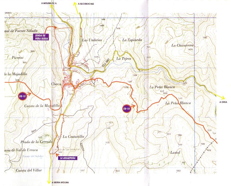 Checa - Checa. Rutas