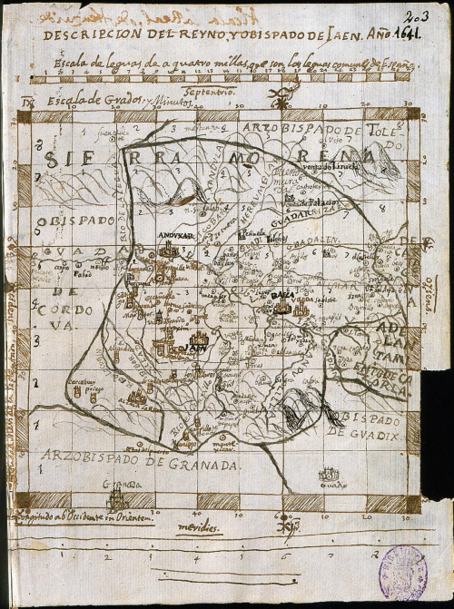 Provincia de Ja�n - Provincia de Ja�n. Mapa de 1641