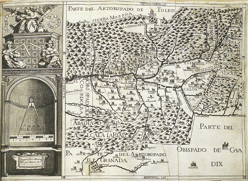 Provincia de Jaén - Provincia de Jaén. Mapa 1563