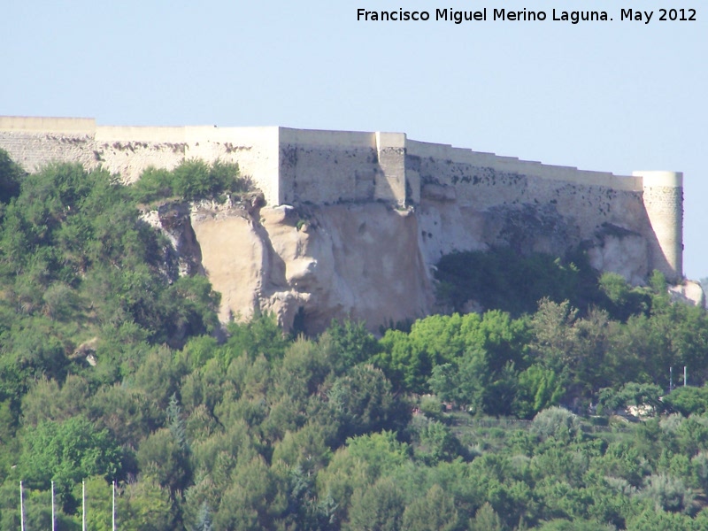 La Mota. Murallas - La Mota. Murallas. Muralla norte