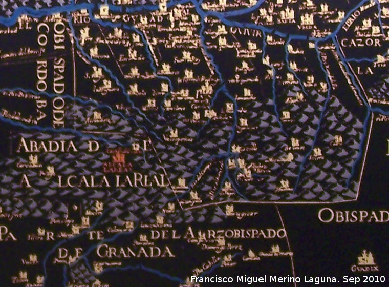 Historia de Alcal la Real - Historia de Alcal la Real. Mapa de la Abada de Alcal la Real