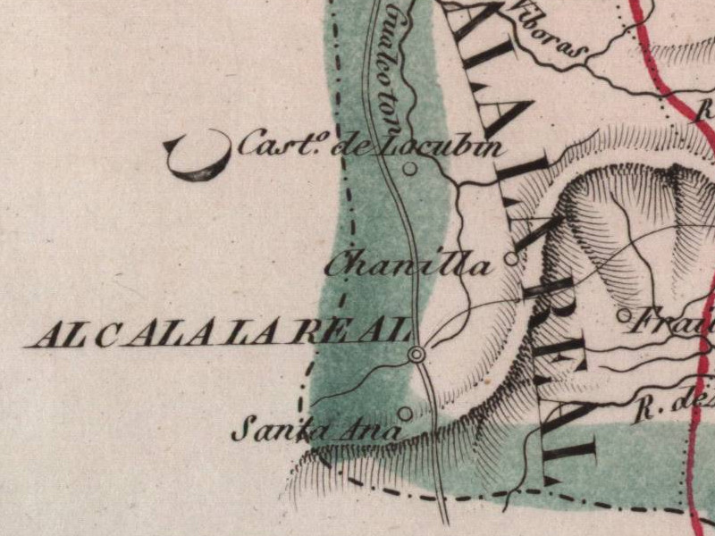 Historia de Alcal la Real - Historia de Alcal la Real. Mapa 1847