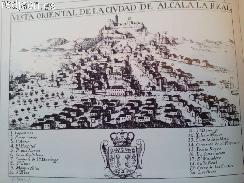 Historia de Alcal la Real - Historia de Alcal la Real. Grabado de Bernardo Espinalt 1789