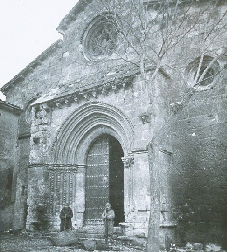 Iglesia de San Felipe - Iglesia de San Felipe. Foto antigua. Guerra Civil