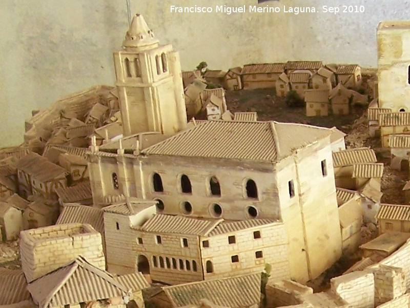 La Mota. Iglesia Mayor Abacial - La Mota. Iglesia Mayor Abacial. Maqueta