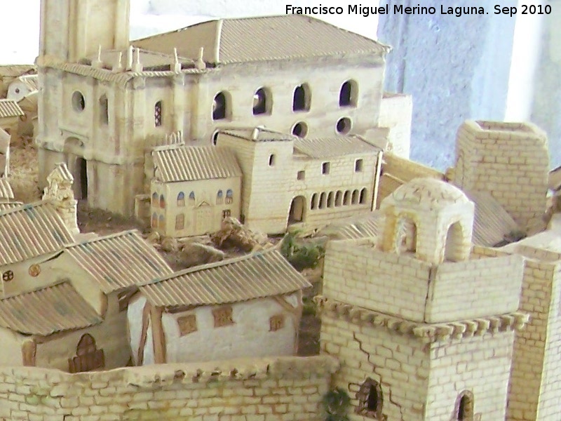 La Mota. Casas del Cabildo - La Mota. Casas del Cabildo. Maqueta