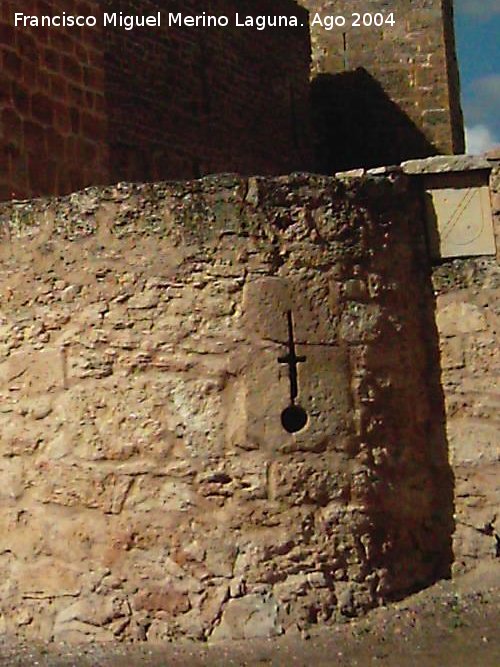 Castillo de Santiuste - Castillo de Santiuste. Tronera de Palo y Orbe