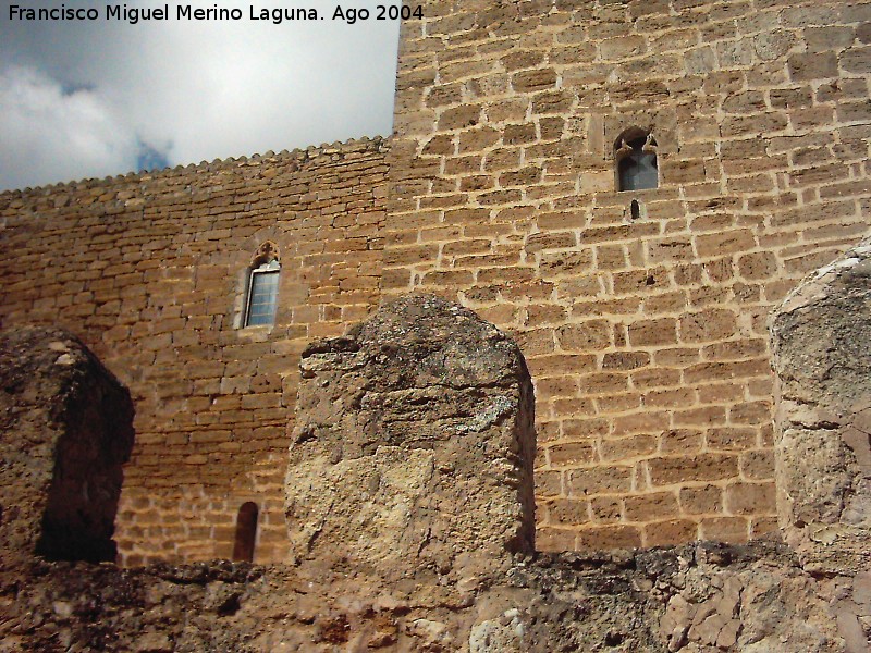 Castillo de Santiuste - Castillo de Santiuste. Almenas