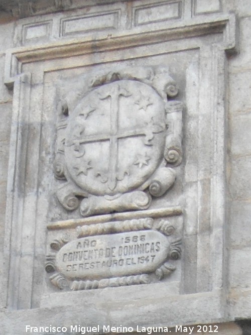 Convento de la Encarnacin - Convento de la Encarnacin. Escudo