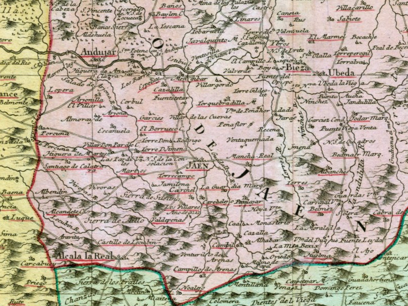 Aldea La Rbita - Aldea La Rbita. Mapa 1782