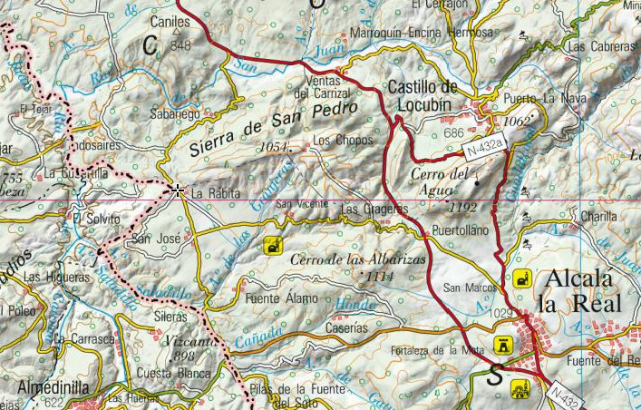 Aldea La Rbita - Aldea La Rbita. Mapa