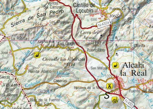 Aldea Las Grajeras - Aldea Las Grajeras. Mapa