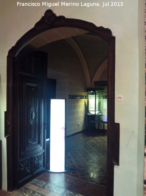 Palacio Abacial - Palacio Abacial. Puerta interior