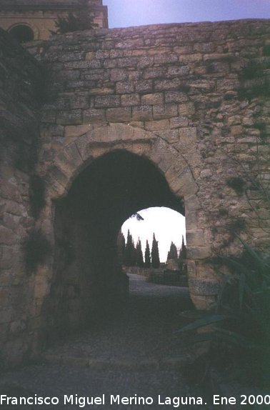 La Mota. Puerta del Peso de la Harina - La Mota. Puerta del Peso de la Harina. 