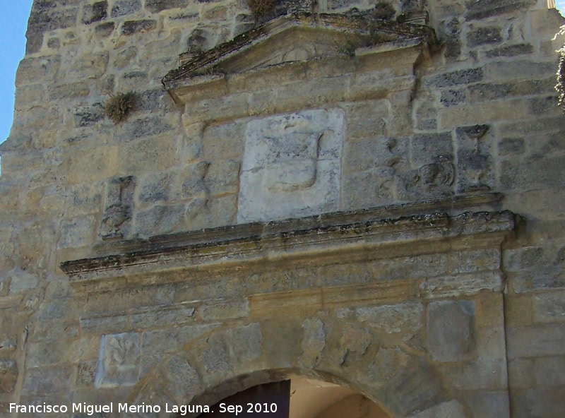 La Mota. Puerta de las Lanzas - La Mota. Puerta de las Lanzas. Detalle