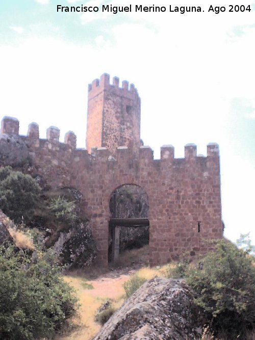 Castillo de Riba de Santiuste - Castillo de Riba de Santiuste. Puerta de acceso