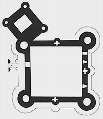 Castillo de Torija - Castillo de Torija. Plano