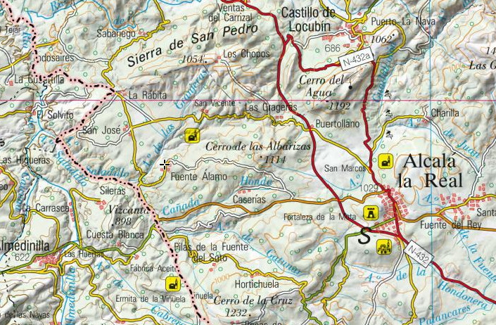 Aldea Fuente lamo - Aldea Fuente lamo. Mapa