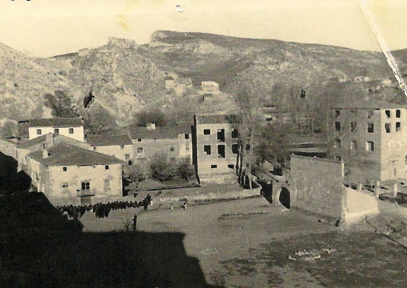 Villel de Mesa - Villel de Mesa. Foto antigua. Frontn