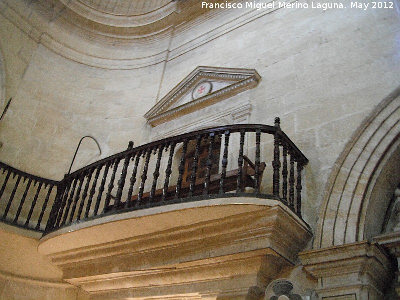 Iglesia de las Angustias - Iglesia de las Angustias. Balcn interior