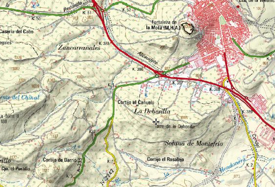 Torren de la Dehesilla - Torren de la Dehesilla. Mapa