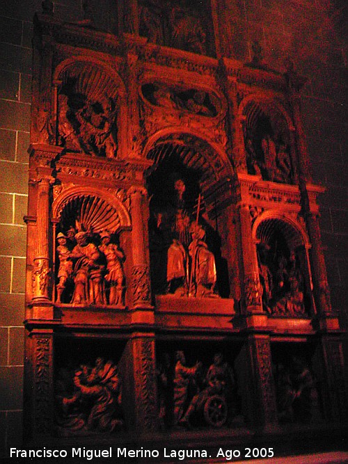 Catedral del Salvador - Catedral del Salvador. Retablo