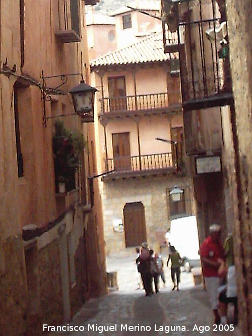 Plaza Mayor - Plaza Mayor. Desembocadura de la Calle Azagra en la Plaza Mayor.