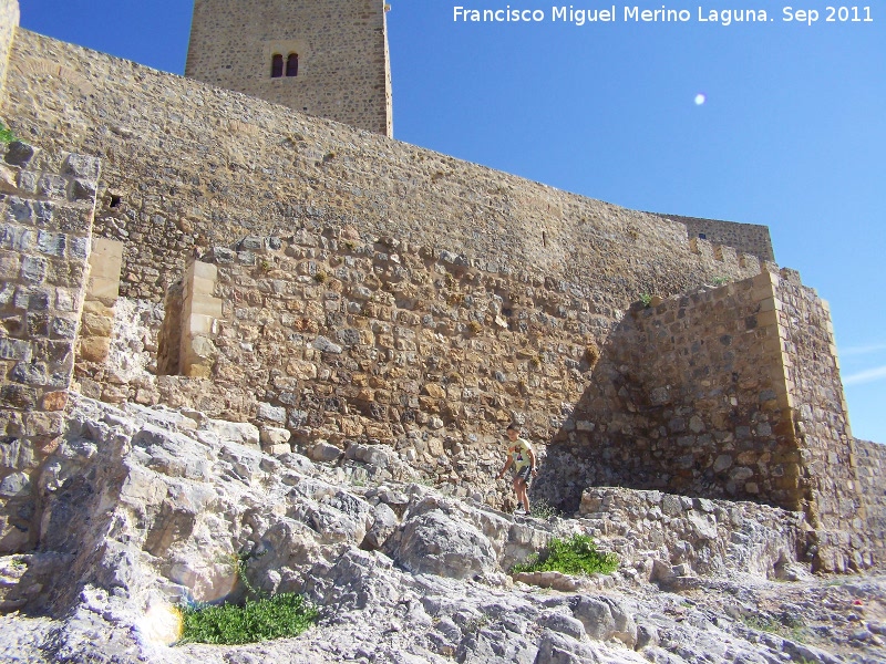 Castillo de Alcaudete - Castillo de Alcaudete. Poterna islmica