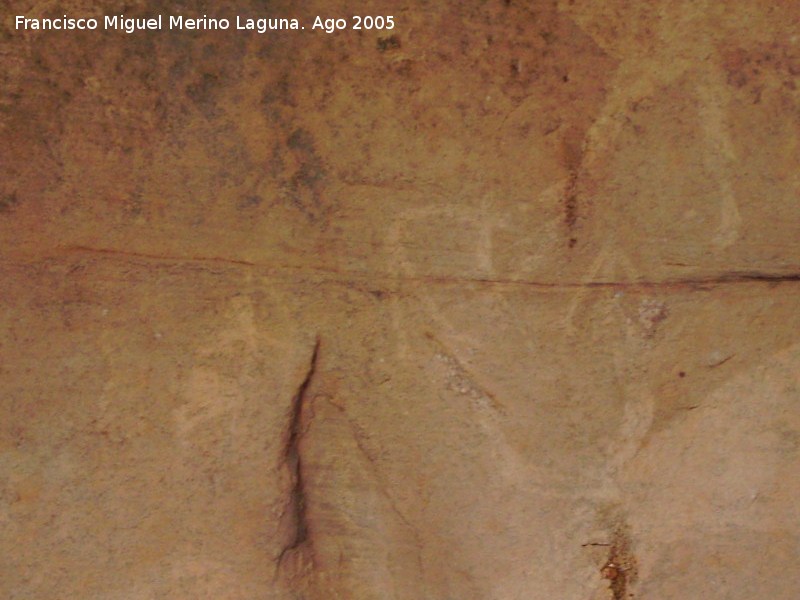 Pinturas rupestres de Los Toros del Navazo - Pinturas rupestres de Los Toros del Navazo. Arqueros