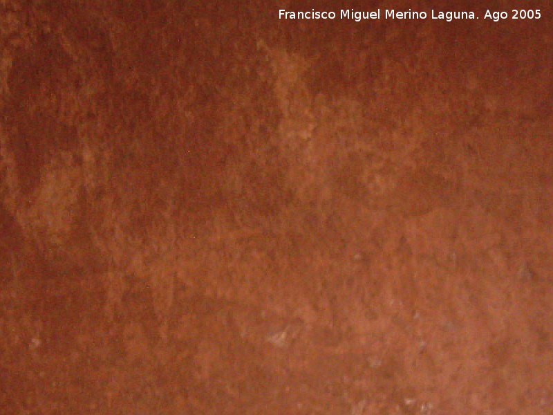 Pinturas rupestres del Abrigo de la Cocinilla del Obispo - Pinturas rupestres del Abrigo de la Cocinilla del Obispo. Toros centrales