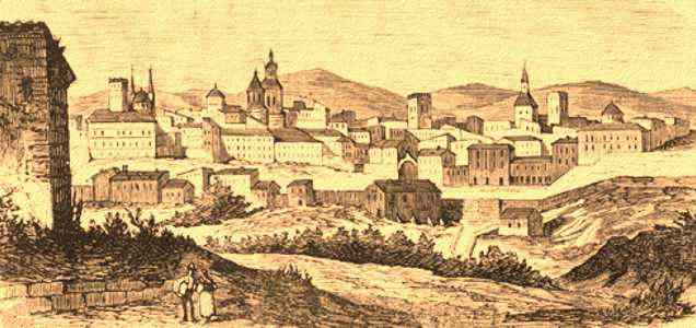 Historia de Teruel - Historia de Teruel. Grabado Teruel siglo XIX