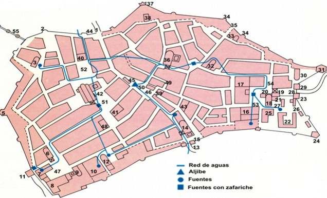 Historia de Teruel - Historia de Teruel. Plano siglos XV y XVI