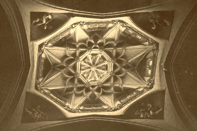 Catedral de Santa Mara - Catedral de Santa Mara. Foto antigua. Cimborrio