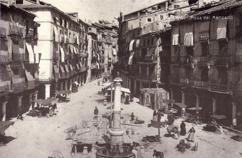 Plaza Carlos Castel - Plaza Carlos Castel. Foto antigua