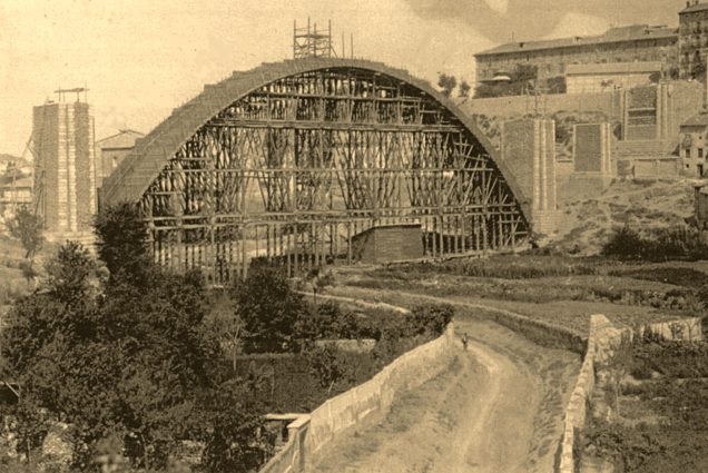 Viaducto Antiguo - Viaducto Antiguo. Foto antigua. En construccin